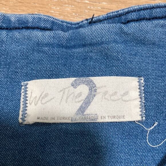 Free people we the free “Highlands” A line size 2 denim flare skirt - Picture 4 of 7